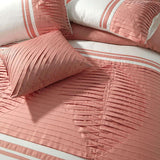 Luxury Horizontal Pleated Duvet Set