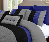 EMBELLISH HORIZONTAL PLEATS DUVET SET