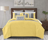 EMBELLISH HORIZONTAL PLEATS DUVET SET (071)