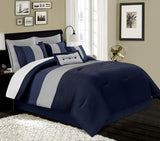 EMBELLISH HORIZONTAL PLEATS DUVET SET (064)