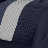 EMBELLISH HORIZONTAL PLEATS DUVET SET (064)