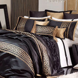 Premium Silk Luxury Embroidered Duvet Set