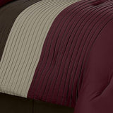 EMBELLISH HORIZONTAL PLEATS DUVET SET (065)