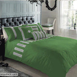 Sequence lace duvet set - Green