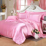 Pure Silk Duvet Set - Pink