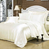 Pure Silk Duvet Set - Cream