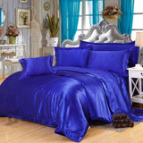 Pure Silk Duvet Set - Royal Blue