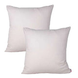 Pack of 2 of Plain Dyed Cushions - White