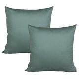 Pack of 2 of Plain Dyed Cushions - Green