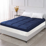 Mattress Topper Cozy & Snug - Navy Blue