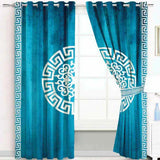 Rangooli Luxury Design Velvet Curtains