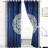 Rangooli Luxury Design Velvet Curtains