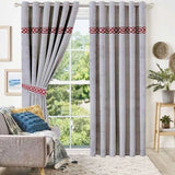 Luxury Velvet Curtain - (2 Panels with 2 belts)