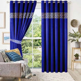 Luxury Velvet Curtain - (2 Panels with 2 belts)