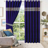 Luxury Velvet Curtain - (2 Panels with 2 belts)