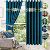 Luxury Velvet Curtain - (2 Panels with 2 belts)