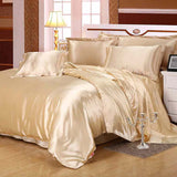 Pure Silk Duvet Set - Golden