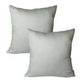 Pack of 2 of Plain Dyed Cushions - Silver Grey