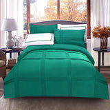 6 Pcs Baratta Pleated Duvet Set - Teal