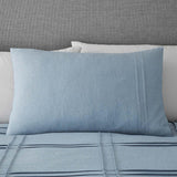 New Luxury Box Pleated Duvet Set- Sky Blue (151)