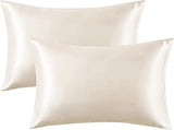 (Pack of 2) Shamoz Silk Pillow Case - Cream