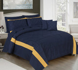 8 Pcs Embellish Duvet Set Luxury