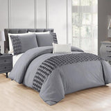 Luxury Twisted Pleated Duvet Set