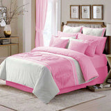 Luxury Horizontal Pleated Duvet Set