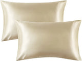 (Pack of 2) Shamoz Silk Pillow Case - Golden