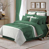 Luxury Horizontal Pleated Duvet Set