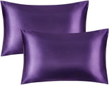 (Pack of 2) Shamoz Silk Pillow Case - Purple