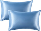 (Pack of 2) Shamoz Silk Pillow Case - Sky Blue