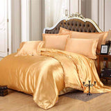 Pure Silk Duvet Set - Gold