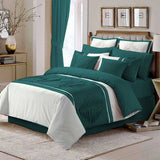 Luxury Horizontal Pleated Duvet Set