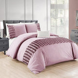 Luxury Twisted Pleated Duvet Set