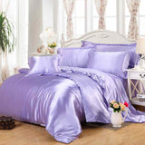 Pure Silk Duvet Set - Light Purple