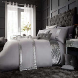 Elegant Look Black Bridal Quilt Set - 12 Pieces Set with Free Quilt Filling