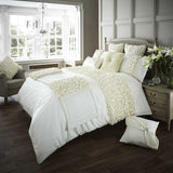 Elegant Bridal Quilt Set - 12 Pieces with Free Quilt Filling