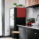 Quilted Punching Fridge Cover-Maroon