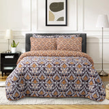 3 Pcs Quilted Comforter Set