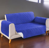 Non-slip Quilted Sofa covers - Royal Blue