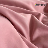 Reversible Duvet Cover Set King Size - Pink & Light Brown (187)