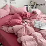 Reversible Duvet Cover Set King Size -   Pink Shades (163)