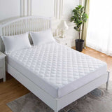 QUILTED WATERPROOF MATTRESS PROTECTOR - White