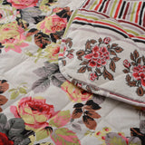 3 Pcs Quilted Comforter Set