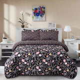 3 Pcs Quilted Comforter Set