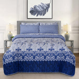 3 Pcs Quilted Comforter Set