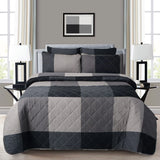 3 Pcs Quilted Comforter Set