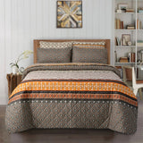 3 Pcs Quilted Comforter Set