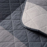 3 Pcs Quilted Comforter Set